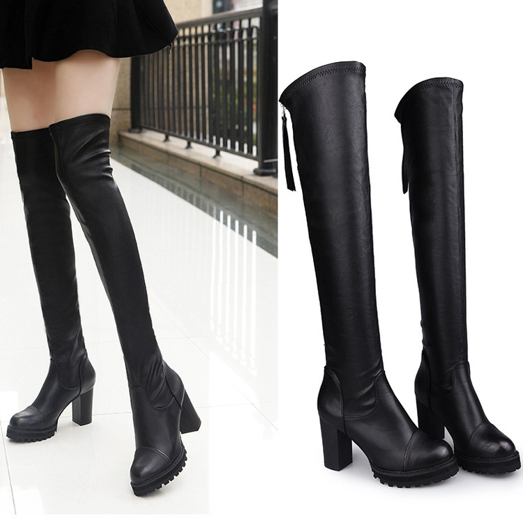 Sock Boot Women - Damskie kozaki 2025 zimowe długie elastyczne