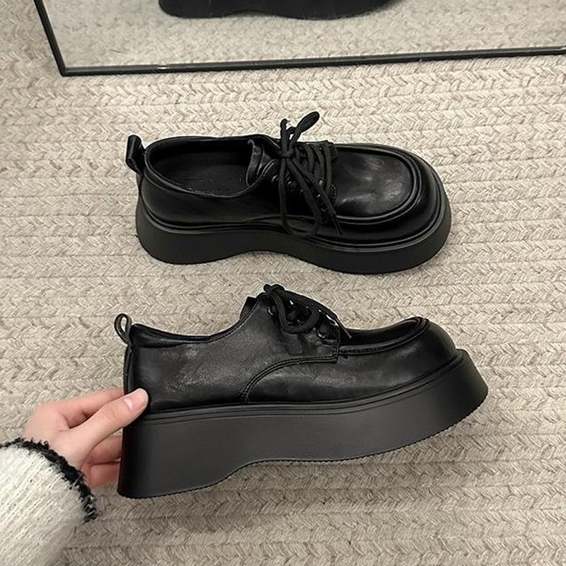 Damskie mokasyny na platformie – Oxford Lace Up Women recenzja i cena
