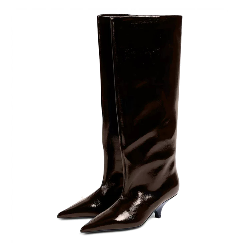 Styl uliczny Nowa zimowa moda  – Knee High Boots Women recenzja i cena