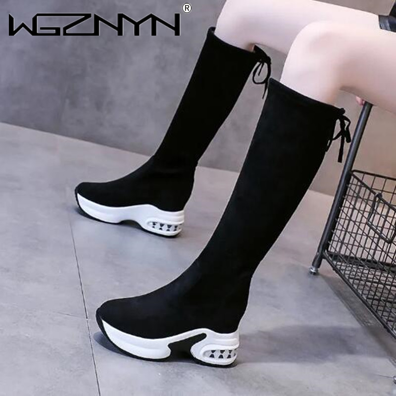 Winter Warm Chunky Platform Lo – Knee High Boots Women recenzja i cena