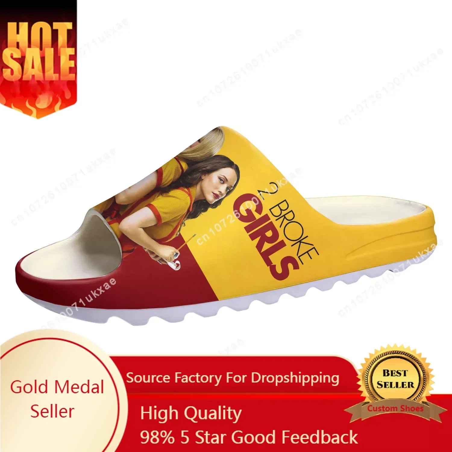 Klapki 2 Broke Girls z miękką  – Women'S Shoes Clogs recenzja i cena